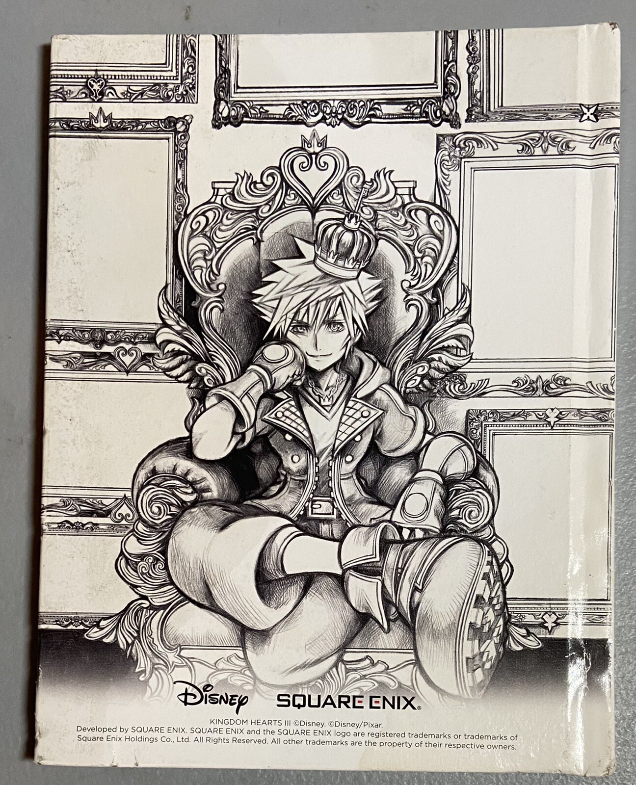 Disney Square Enix Kingdom of Hearts III Storybook Character Weapon files Art HC