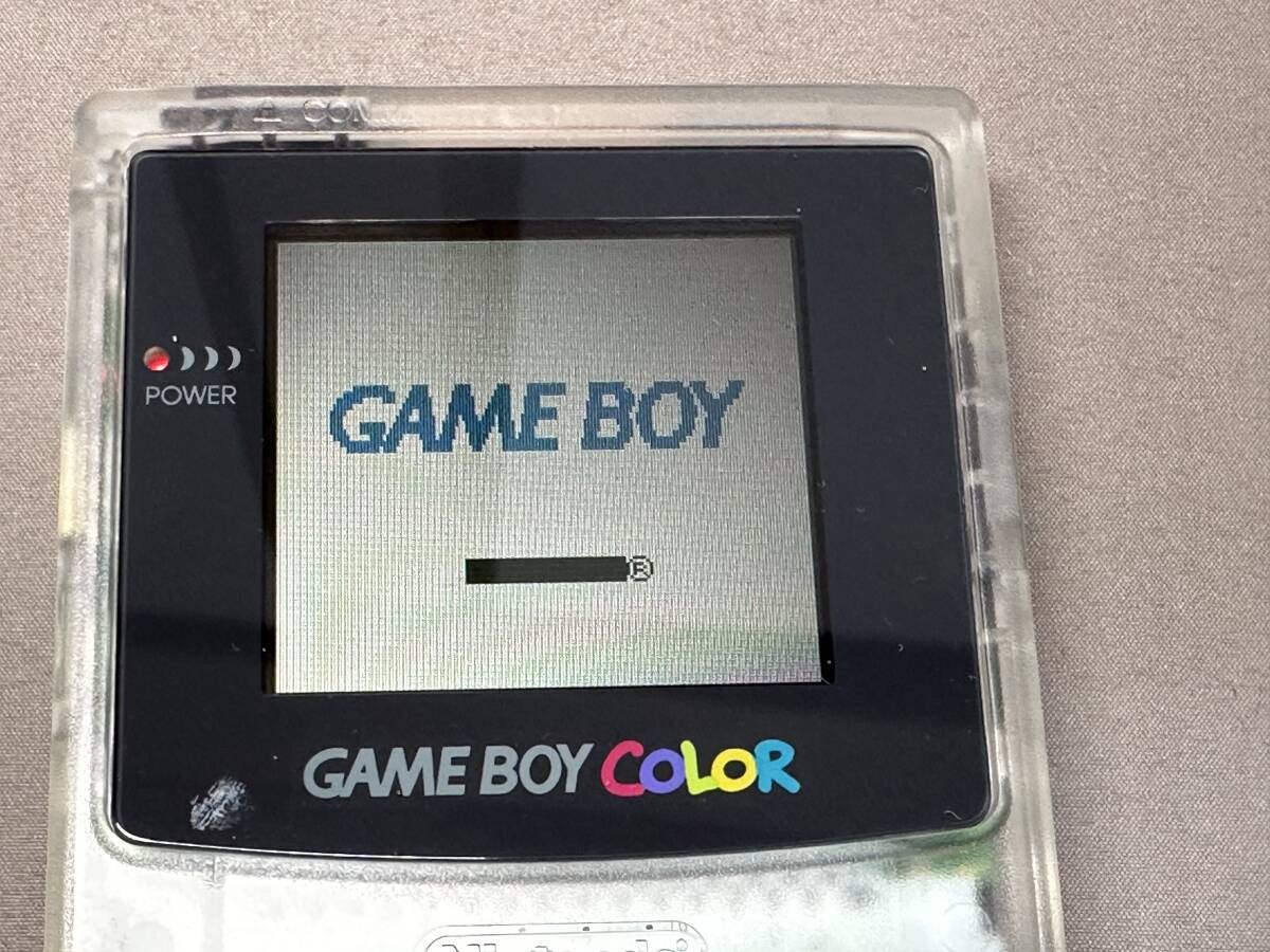 Nintendo Game Boy Color Handheld Console Clear Model CGB-S-SA