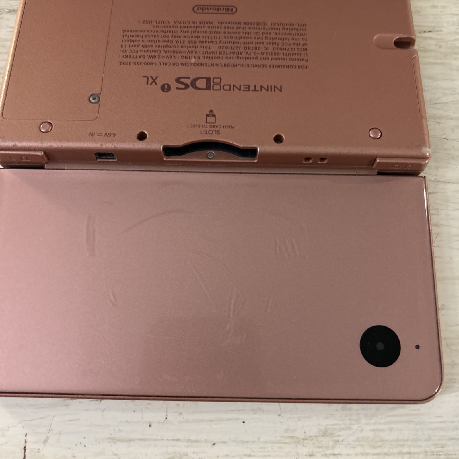 Nintendo DSi XL Handheld System Pink W/power Adaptor
