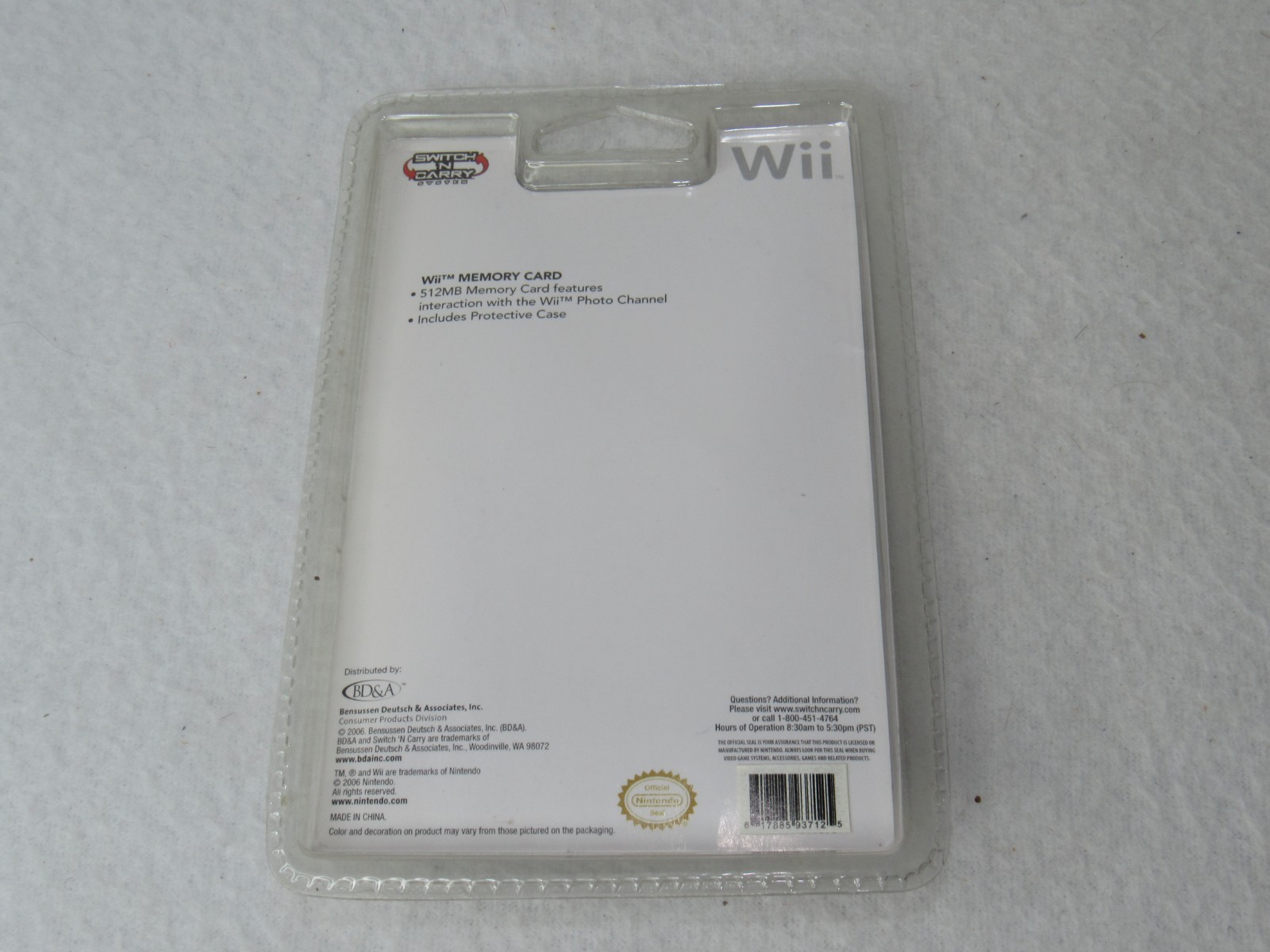 NEW Genuine Wii 512MB SD Expansion Card Licensed by Nintendo