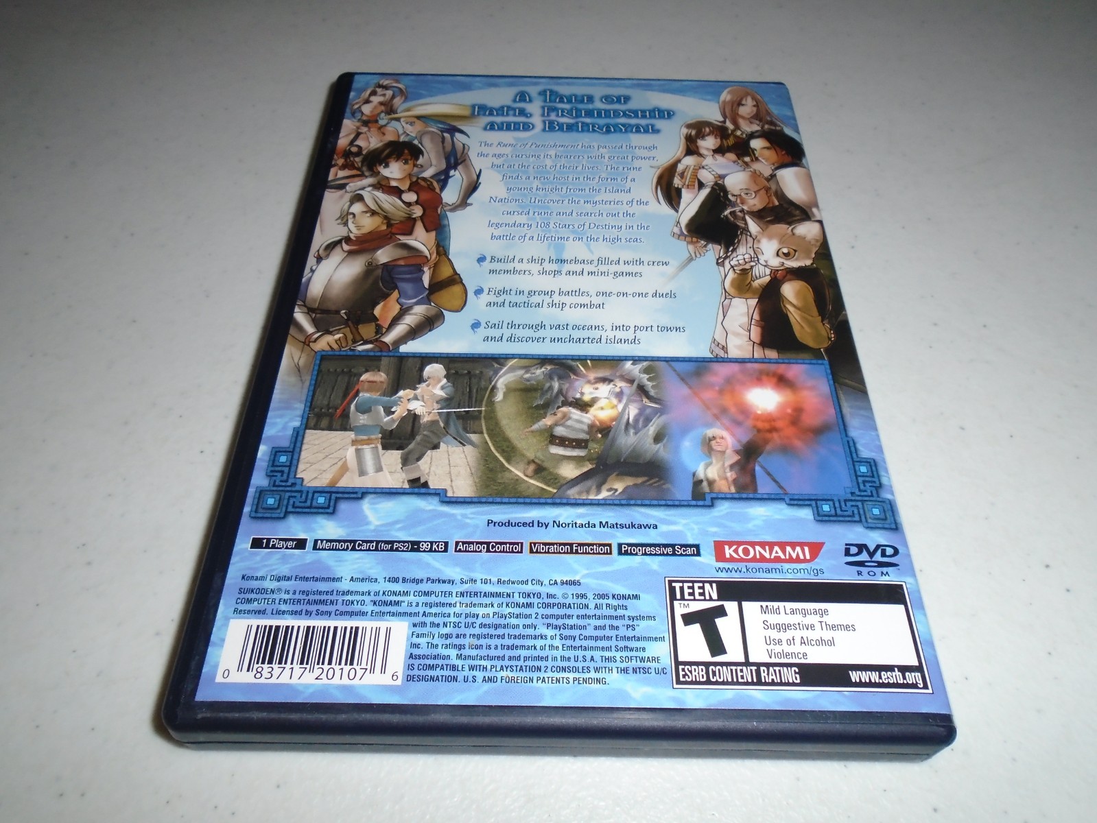 Suikoden I, II, III, IV with memory card! 1 2 3 4 TESTED ☆☆ PS1 PS2 PlayStation