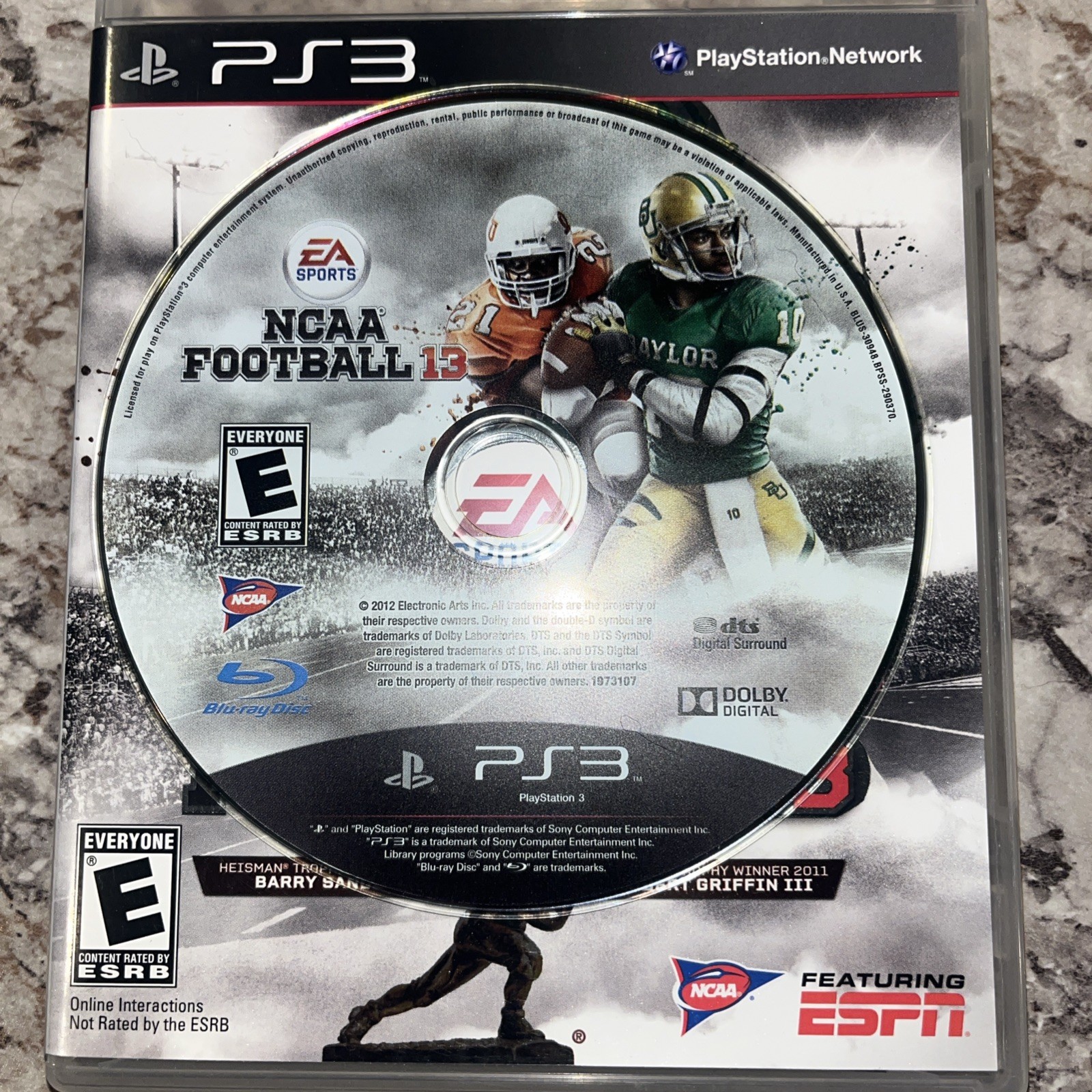 Sony Play Station 3 EA Sports NCAA Football 13