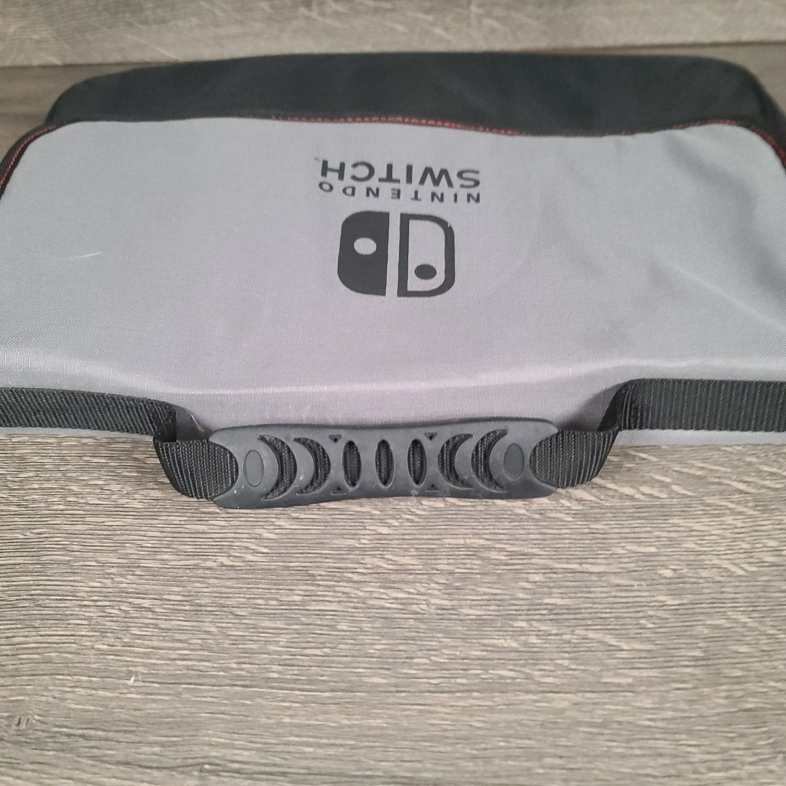 Nintendo Switch PowerA Everywhere Messenger Bag Black and Gray Missing Strap