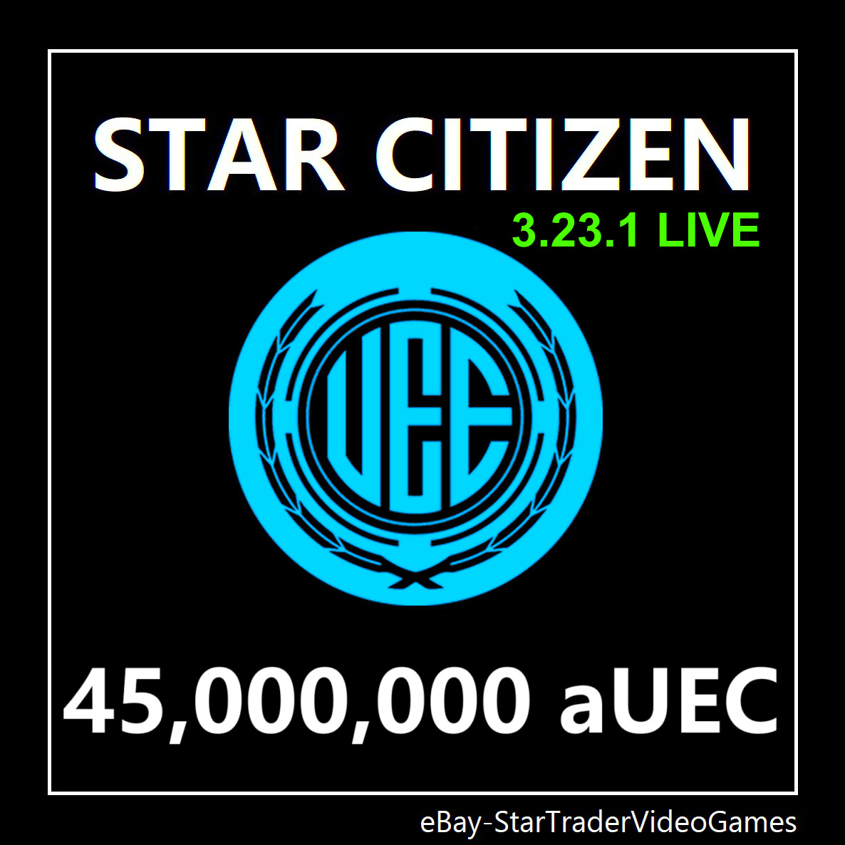 STAR CITIZEN – 45,000,000 aUEC (Alpha UEC) for 3.23.1 LIVE