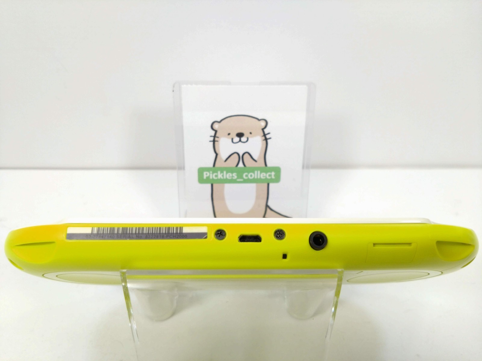 PS Vita 2000 Lime Green White PCH 2000 ZA13 Console only PSV Tested Sony 0611A