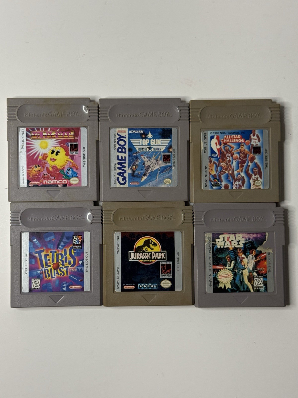Lot Of 6 Original Gameboy Games Tested And Working As Should