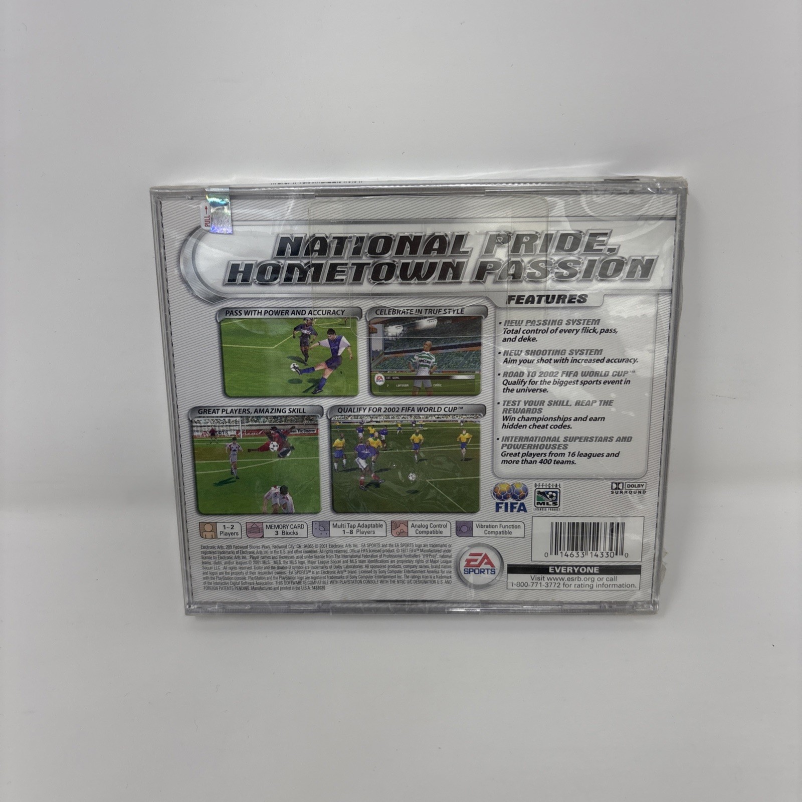 FIFA Soccer 2002: Major League Soccer (Sony PlayStation 1, 2001) factory sealed