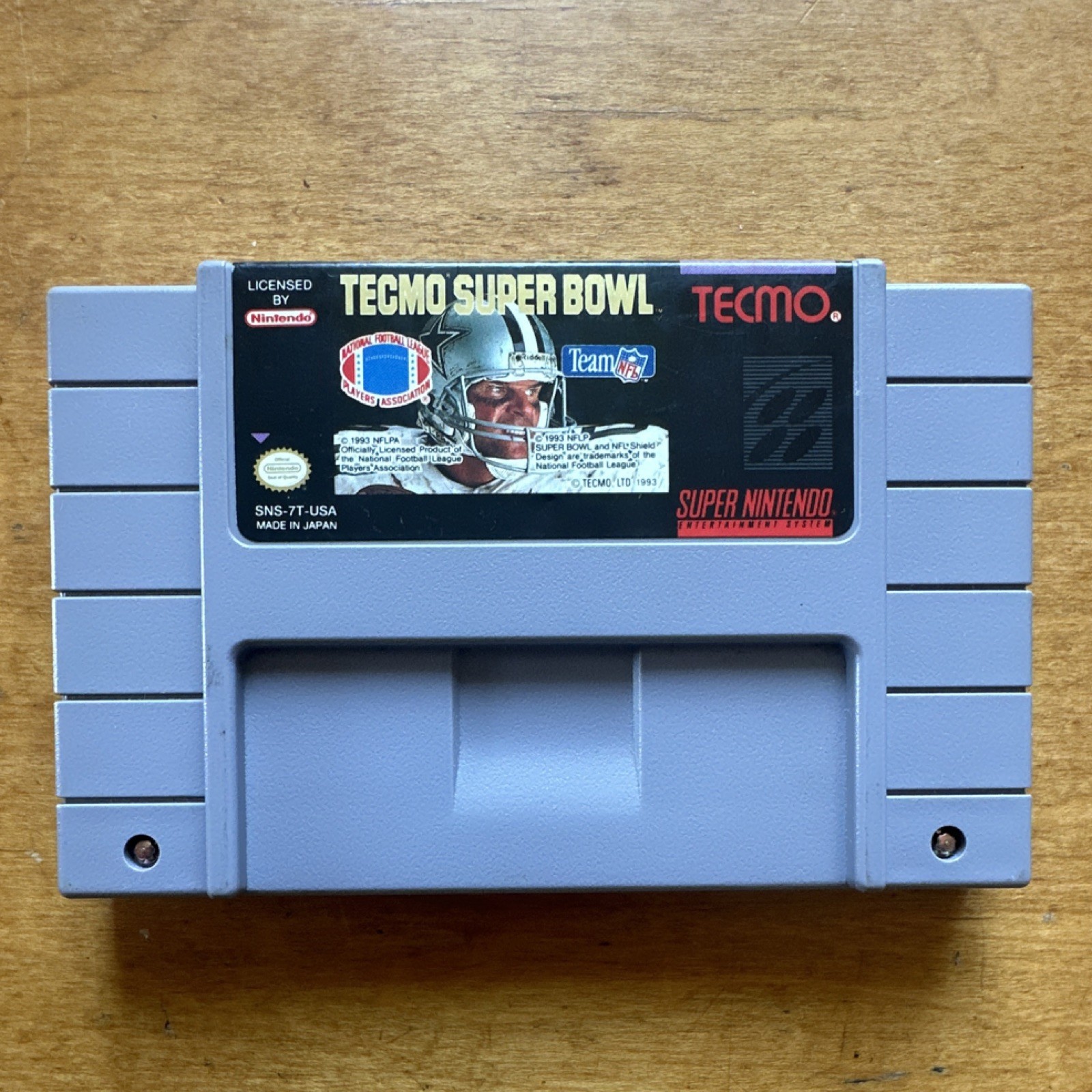 Tecmo Tecmo Super Bowl SNES 1993 NTSC-U/C Sports American Football Game