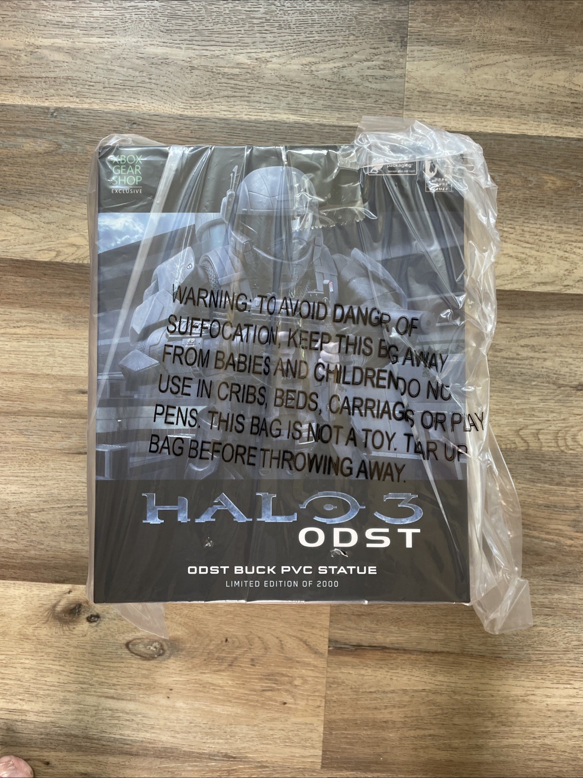 Halo 3: ODST Buck PVC Statue Dark Horse ARTIST PRINT A/P #15/40 Rare XBOX EX