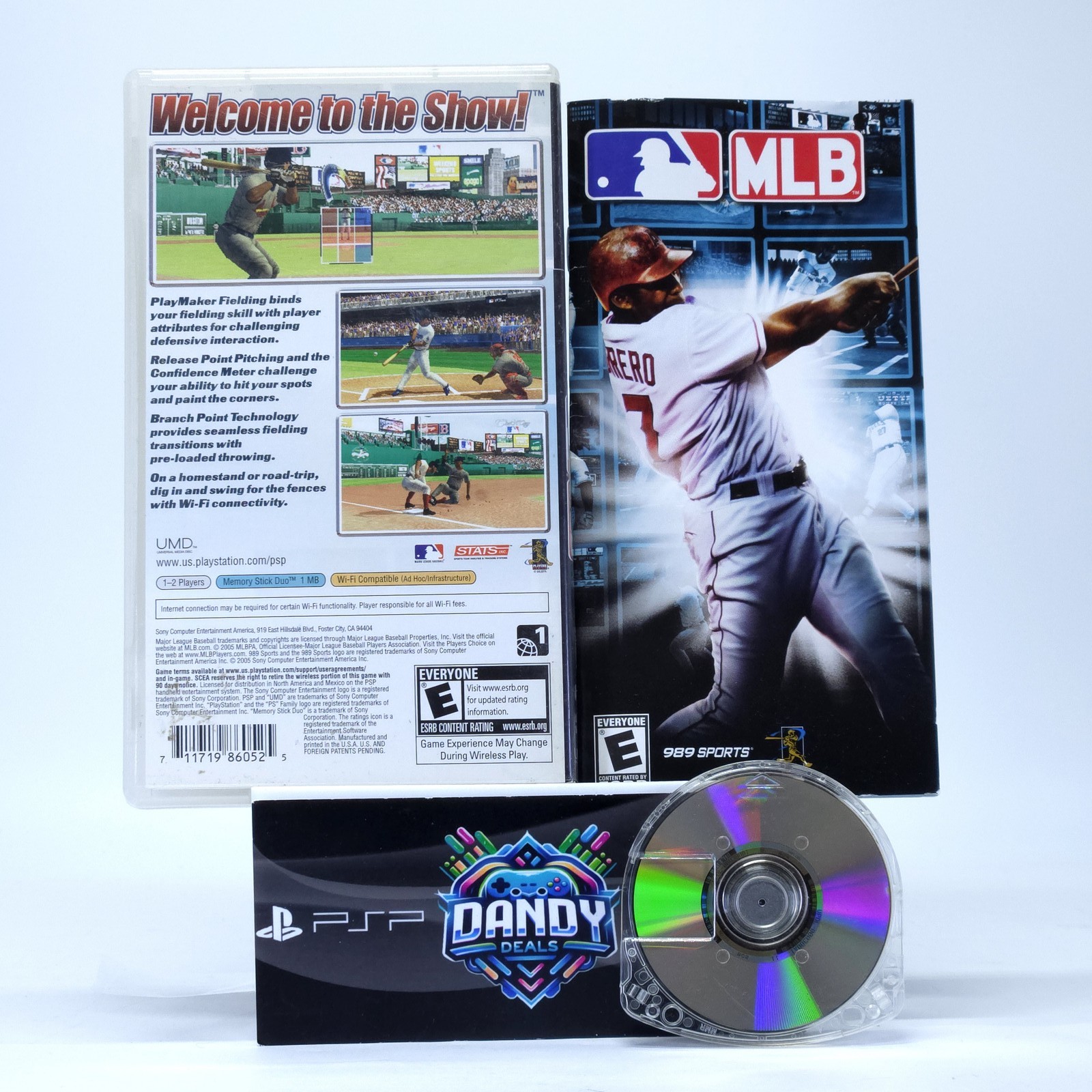 MLB CIB W/ Manual – PSP