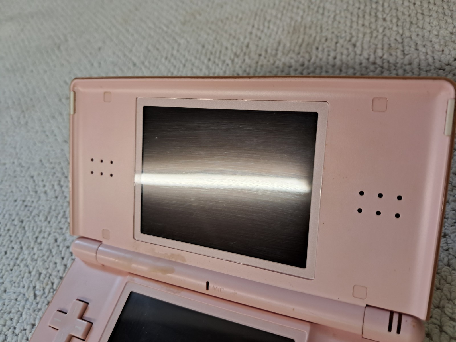 Nintendo DS Lite Pink Console Only Model USG-001 Parts/Repair Only