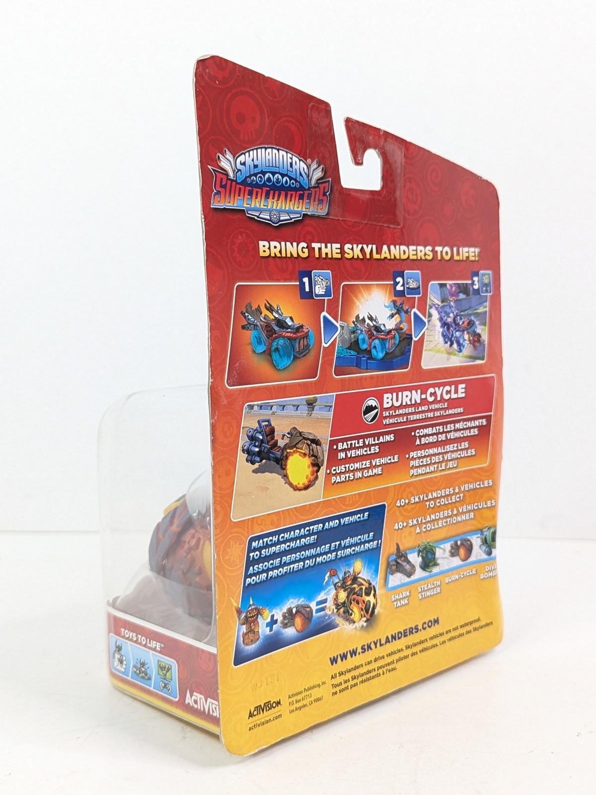 Skylanders Superchargers Figure Activision: Burn-Cycle Land Vehicle 2015 New