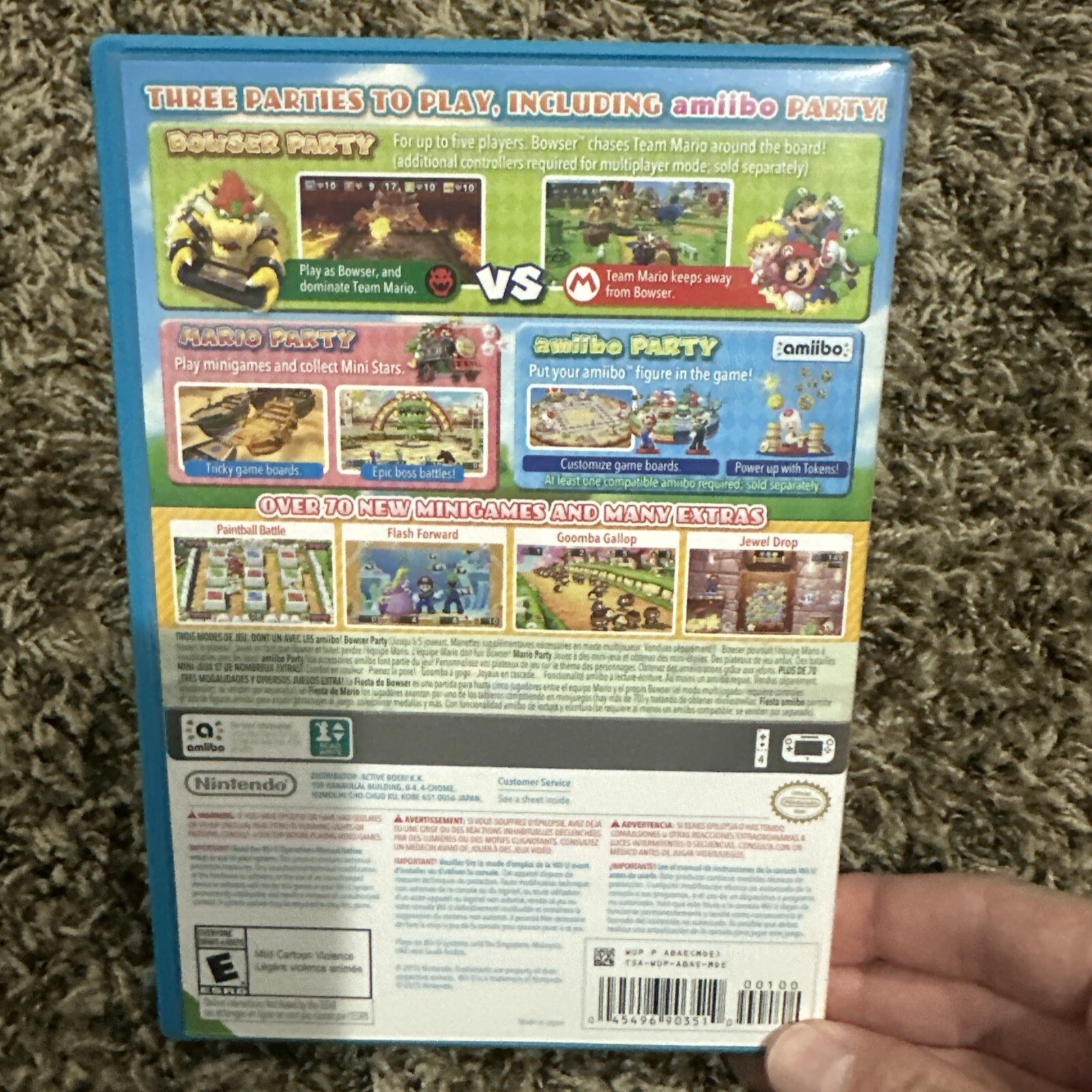 Mario Party 10 Nintendo Wii U (2015) Complete