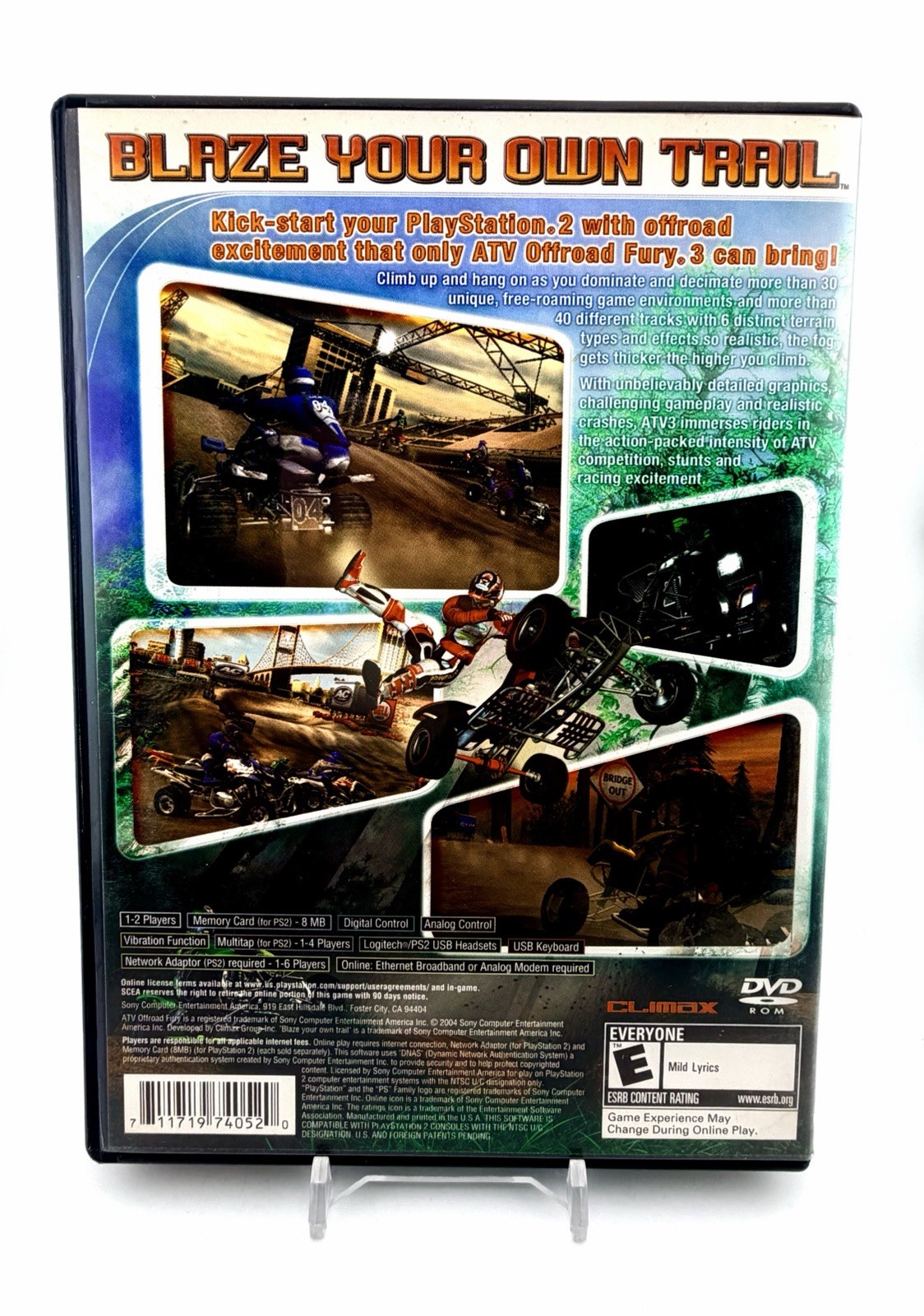 Bundle Lot ATV Off-Road Fury 1 2 3 4 (Sony PlayStation 2) PS2 CIB Complete
