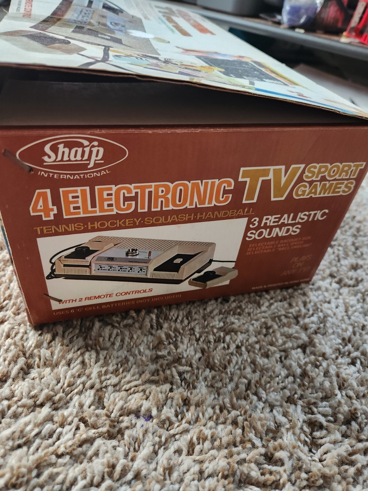 E&P EP800 Sharp Magnavox 4 Sports Electronic Video Games 1977 w/ Manuals Clean!