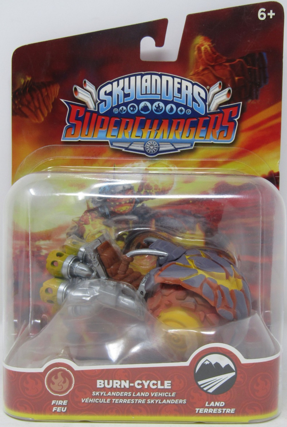 Skylanders Superchargers Burn Cycle Vehicle Figure