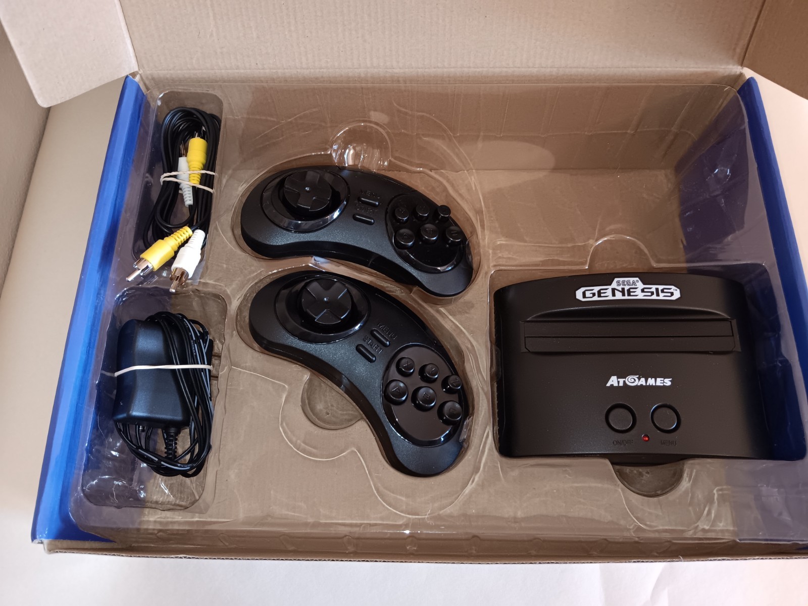 AtGames Sega Genesis Classic Game Console 80 Built-In Games NEW OPEN BOX No Book
