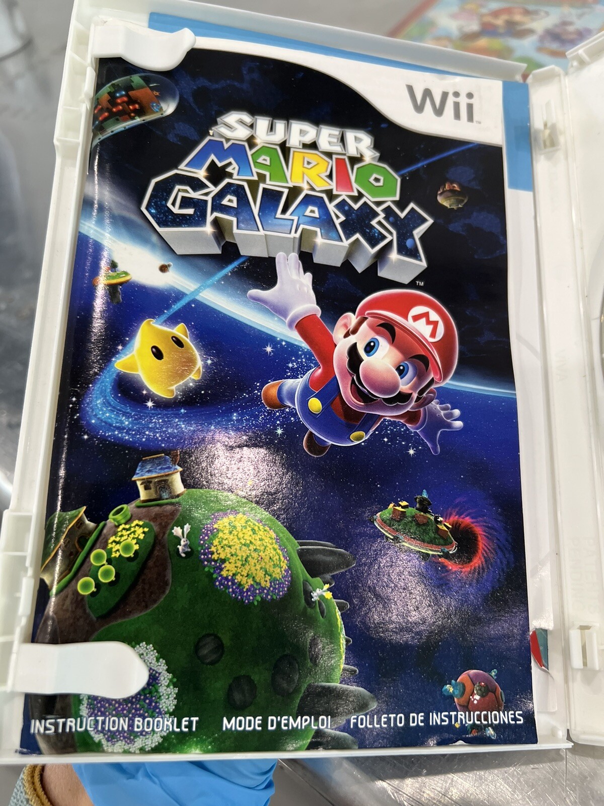 Super Mario Galaxy (Nintendo Wii, 2007) W/manual And Inserts Very Nice