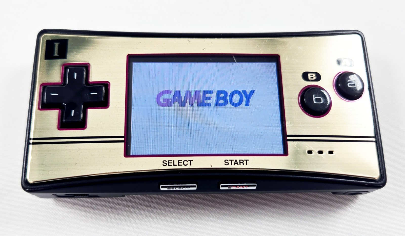 NINTENDO GAME BOY MICRO CONSOLE Famicom Japan Reshelled Tested OXY 001 JPN