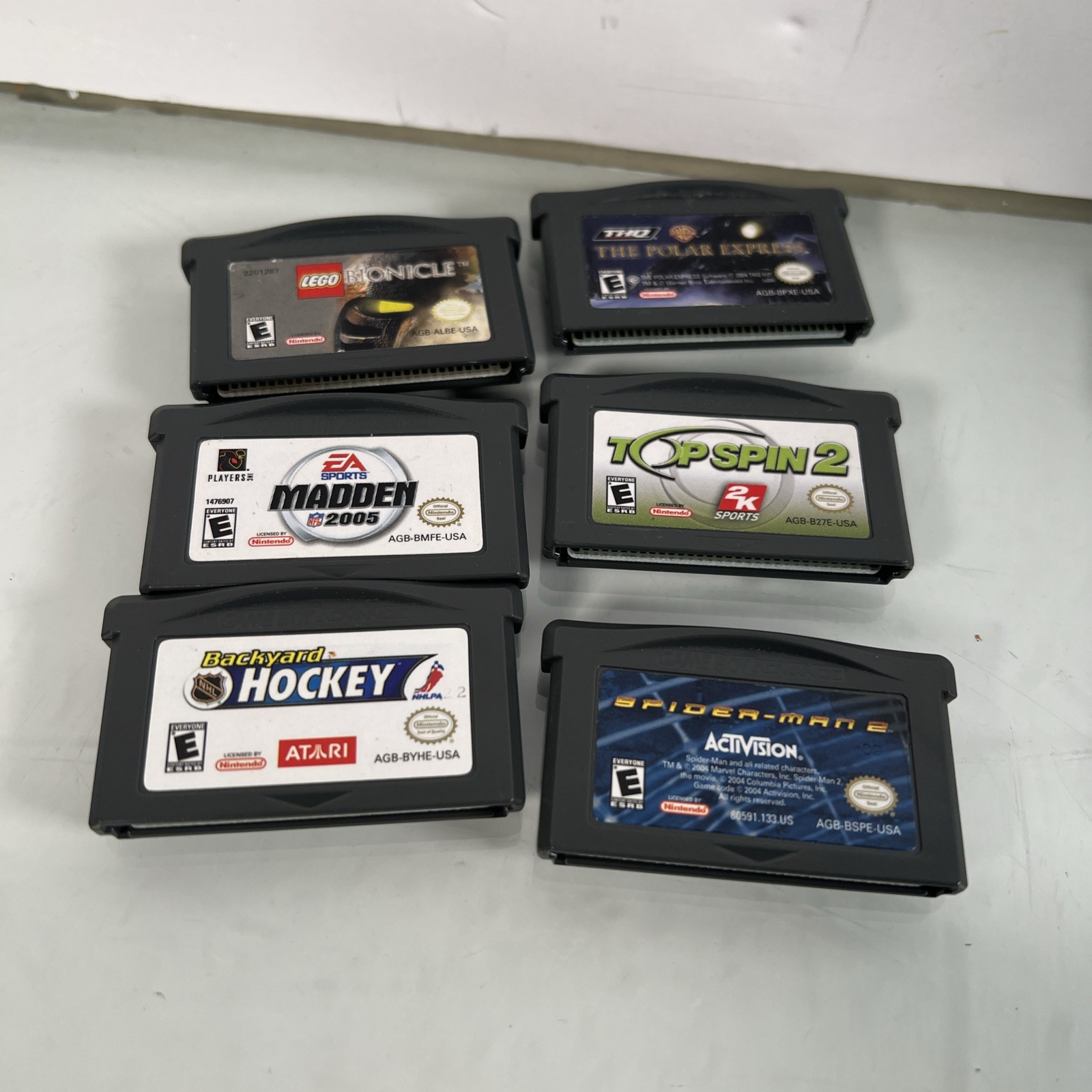 Lot of 6 Popular Nintendo Game Boy Advance Games