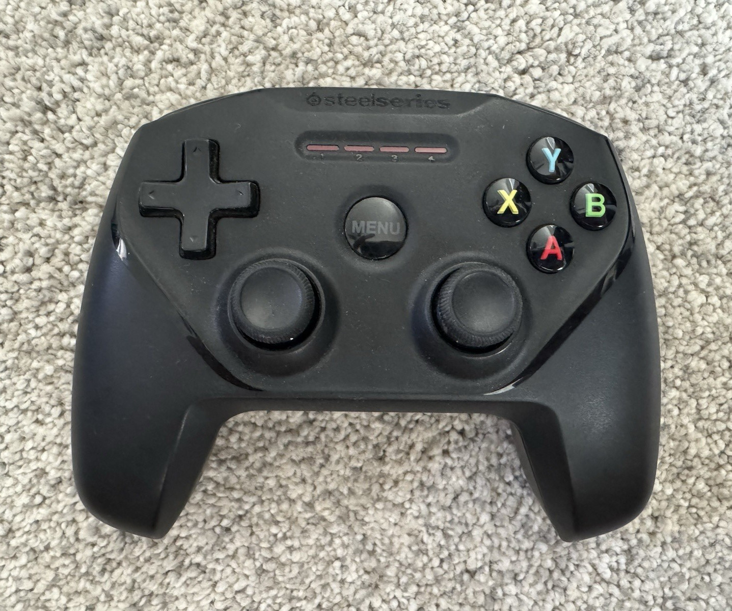SteelSeries Nimbus Bluetooth Wireless Controller Black Apple Android PC