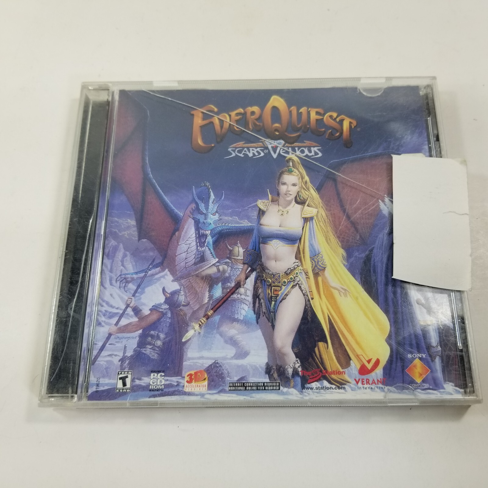 EverQuest The Scars of Velious PC CD-Rom Game RPG