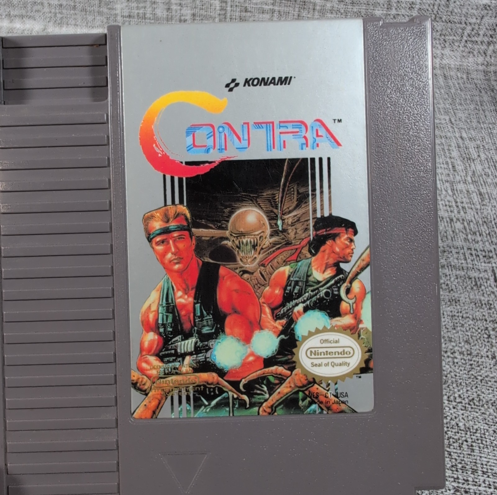 Contra (Nintendo NES, 1987) Tested Working