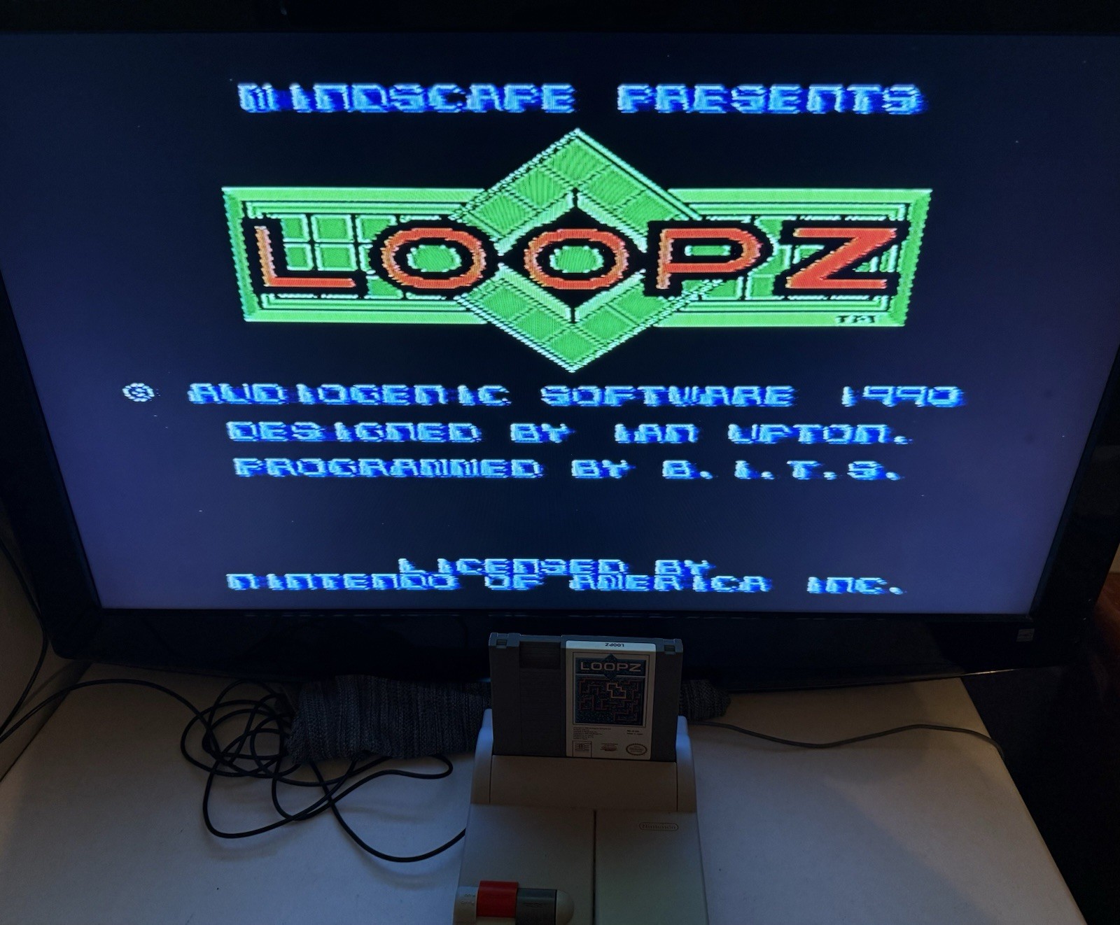 Nintendo NES Puzzle Lot of 2! Loopz & Marble Madness CARTS ONLY Combine Ship 📫