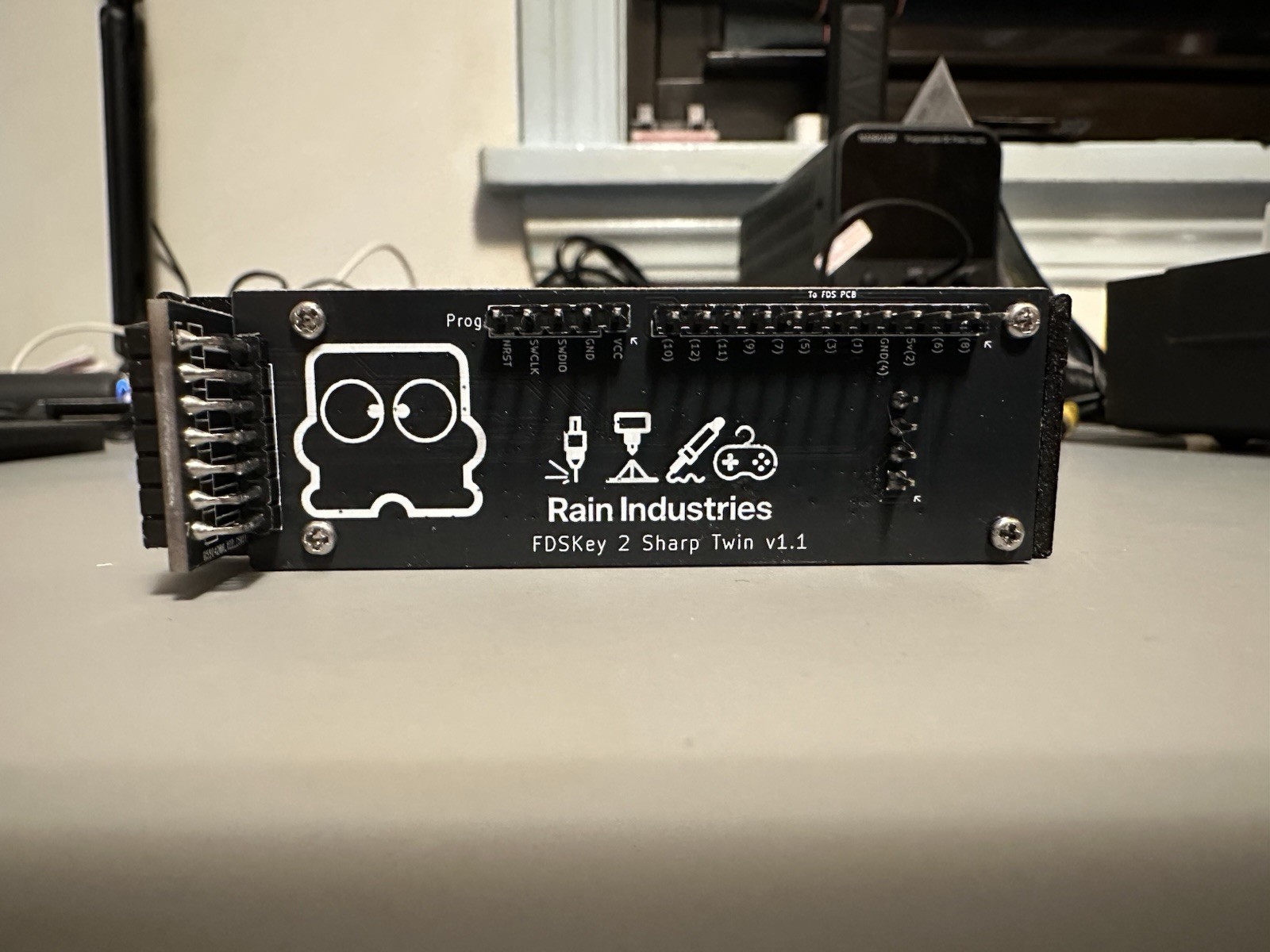 FDSKey Internal Famicom Sharp Twin Drive Replacement Famicom Disk System Mod