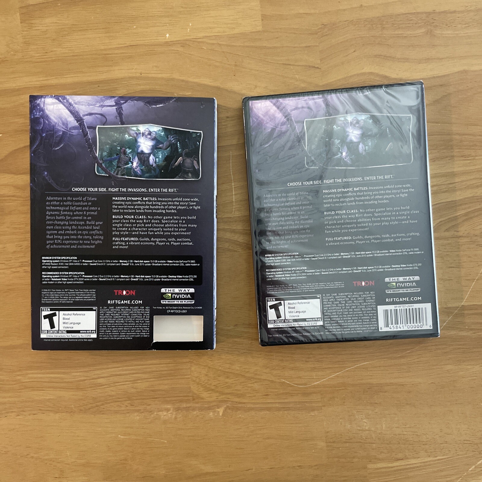 Rift PC 2011 Video Game Brand New and Sealed