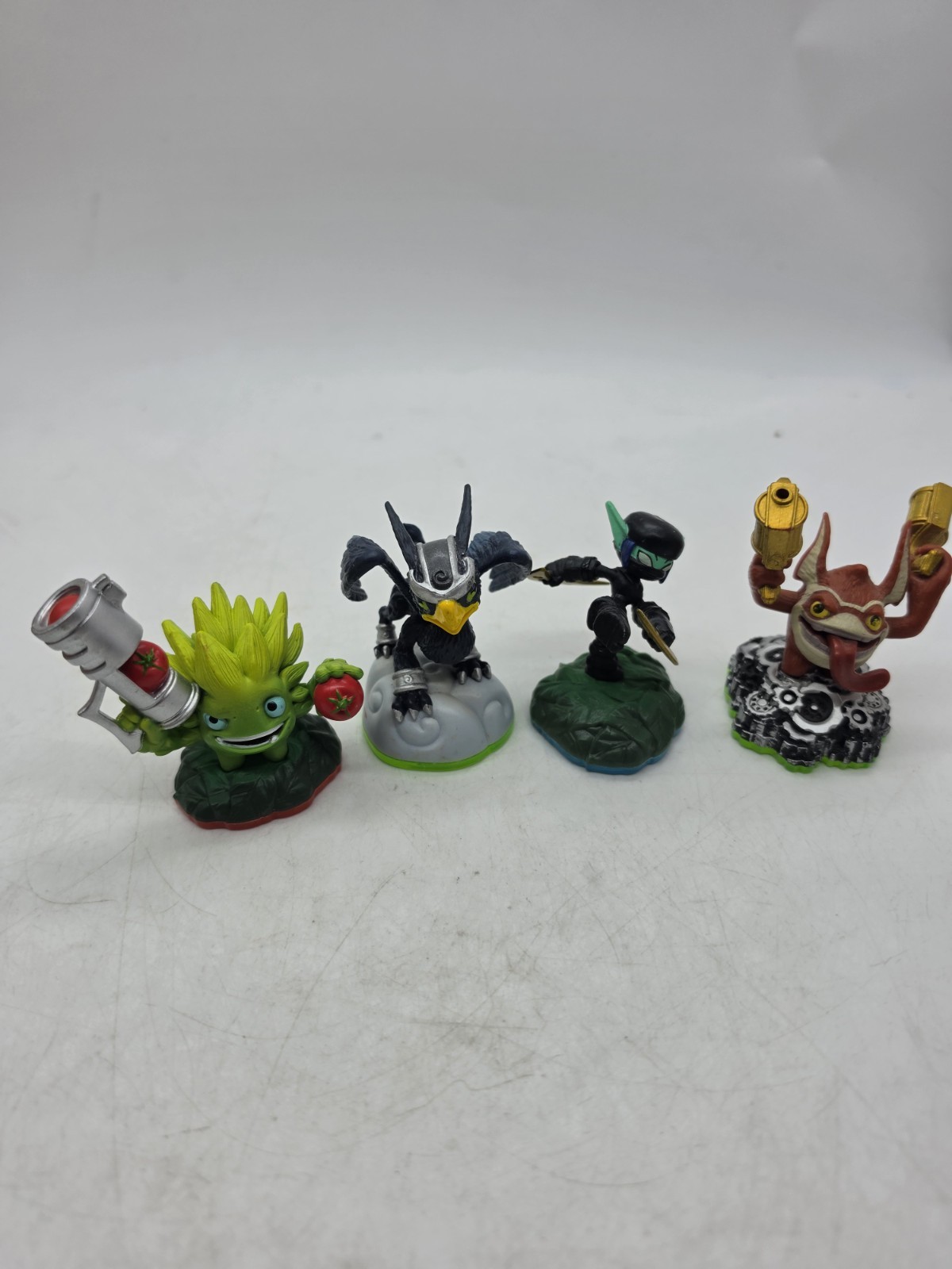Skylanders Lot Of 4 Skylanders Mint Ninja Elf Food Fight
