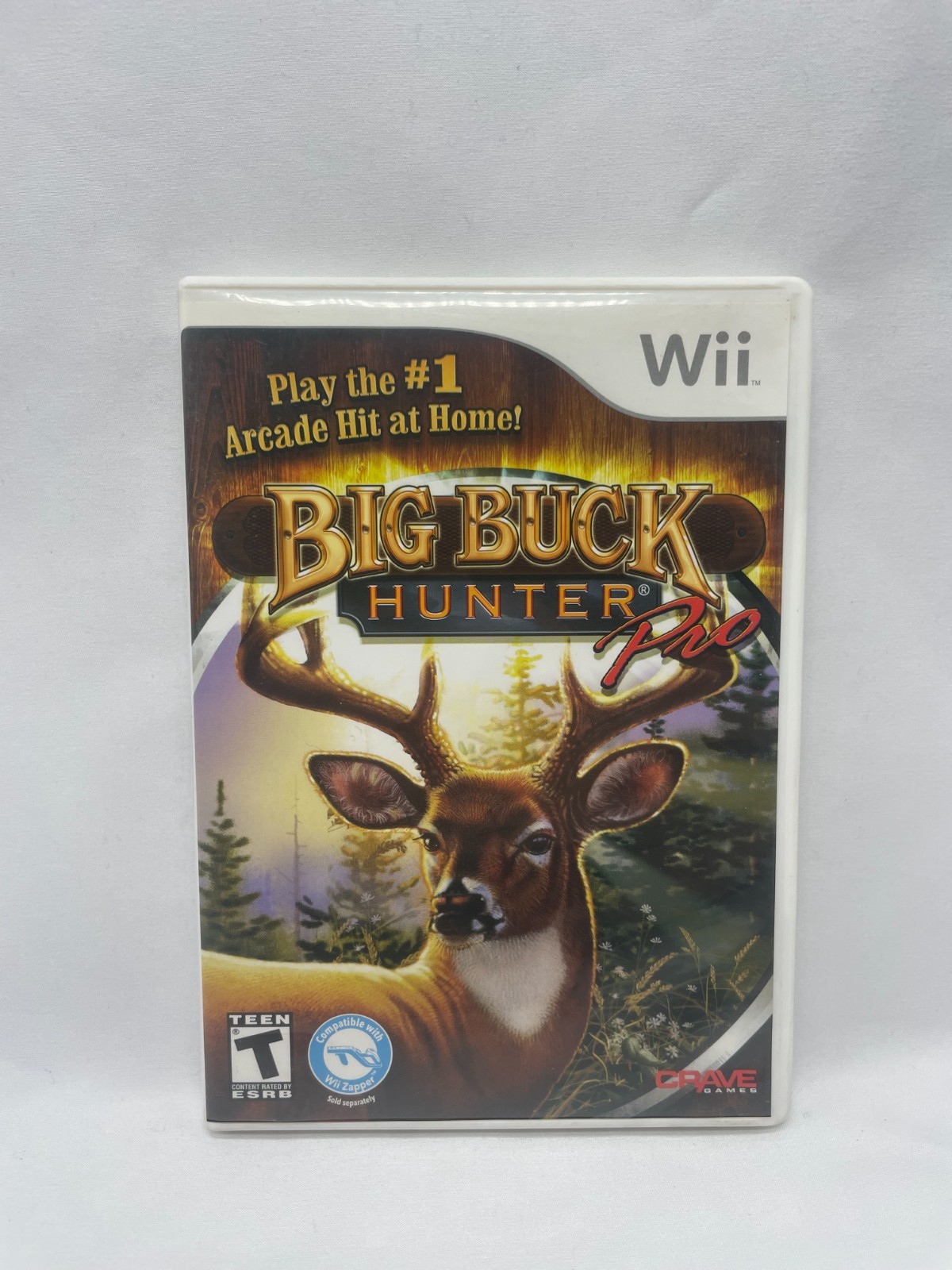 Big Buck Hunter Pro (Nintendo Wii, 2010) CIB With Manual Tested