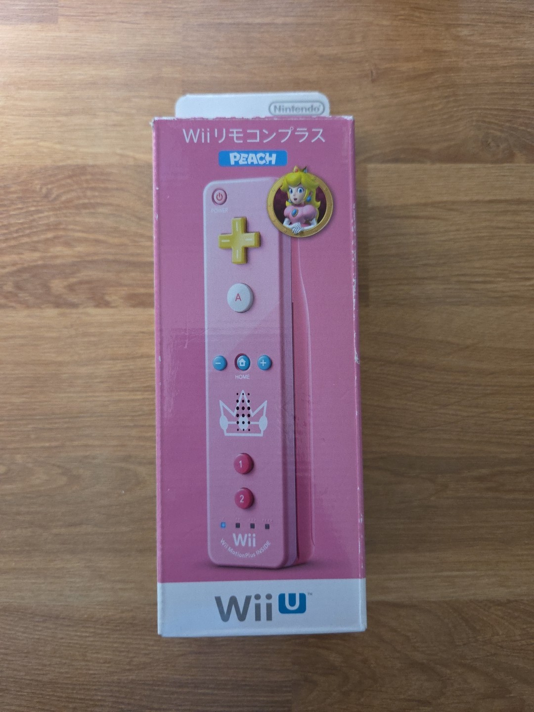 Princess Peach Nintendo Wii Motion Plus Remote Controller Pink in Box w/ Manual