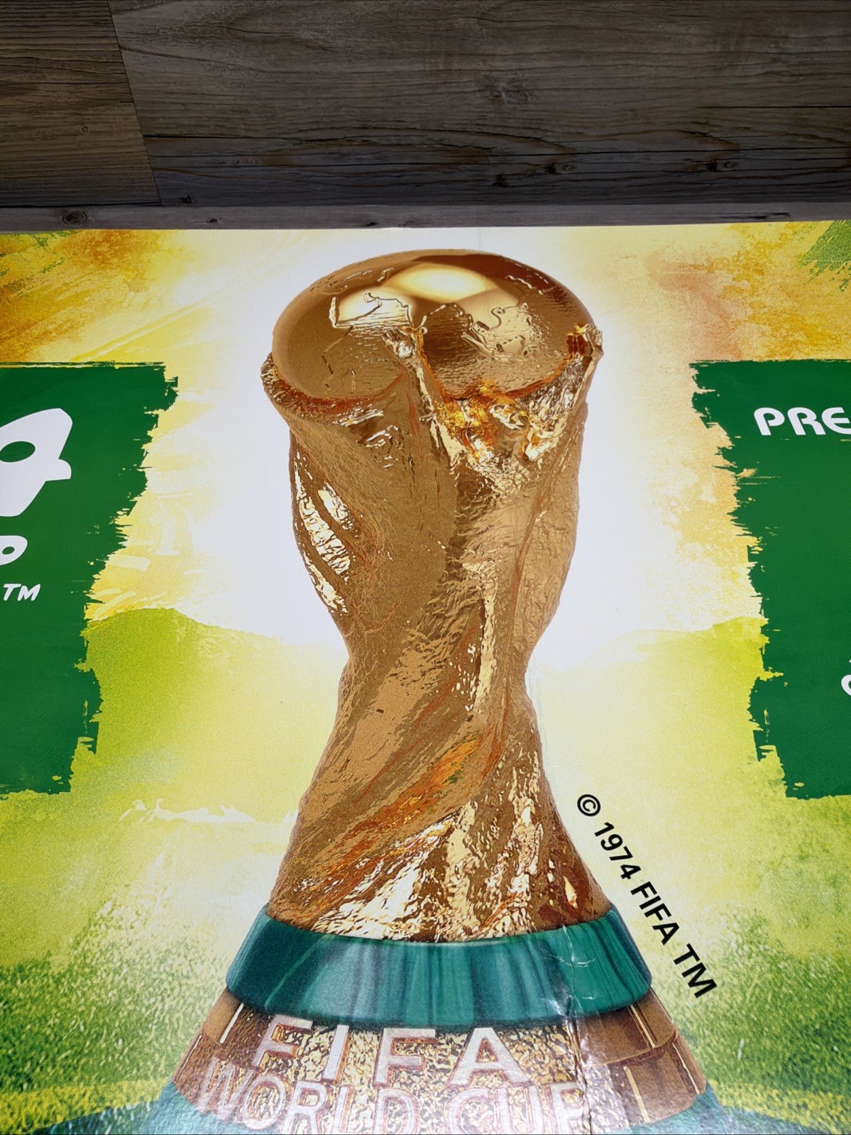 FIFA 2014 World Cup Brazil GameStop Display Promo Sign Poster
