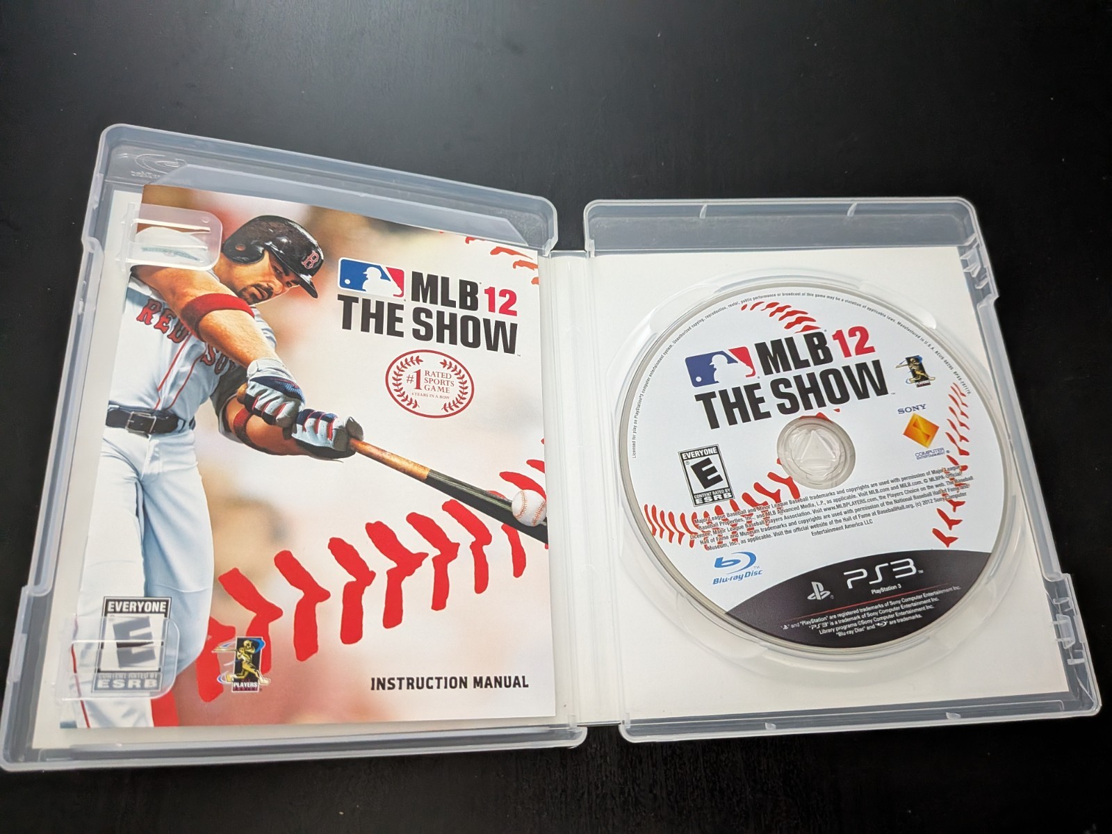 MLB 12: The Show (Sony PlayStation 3, 2012) PS3 Video Game Baseball Sports