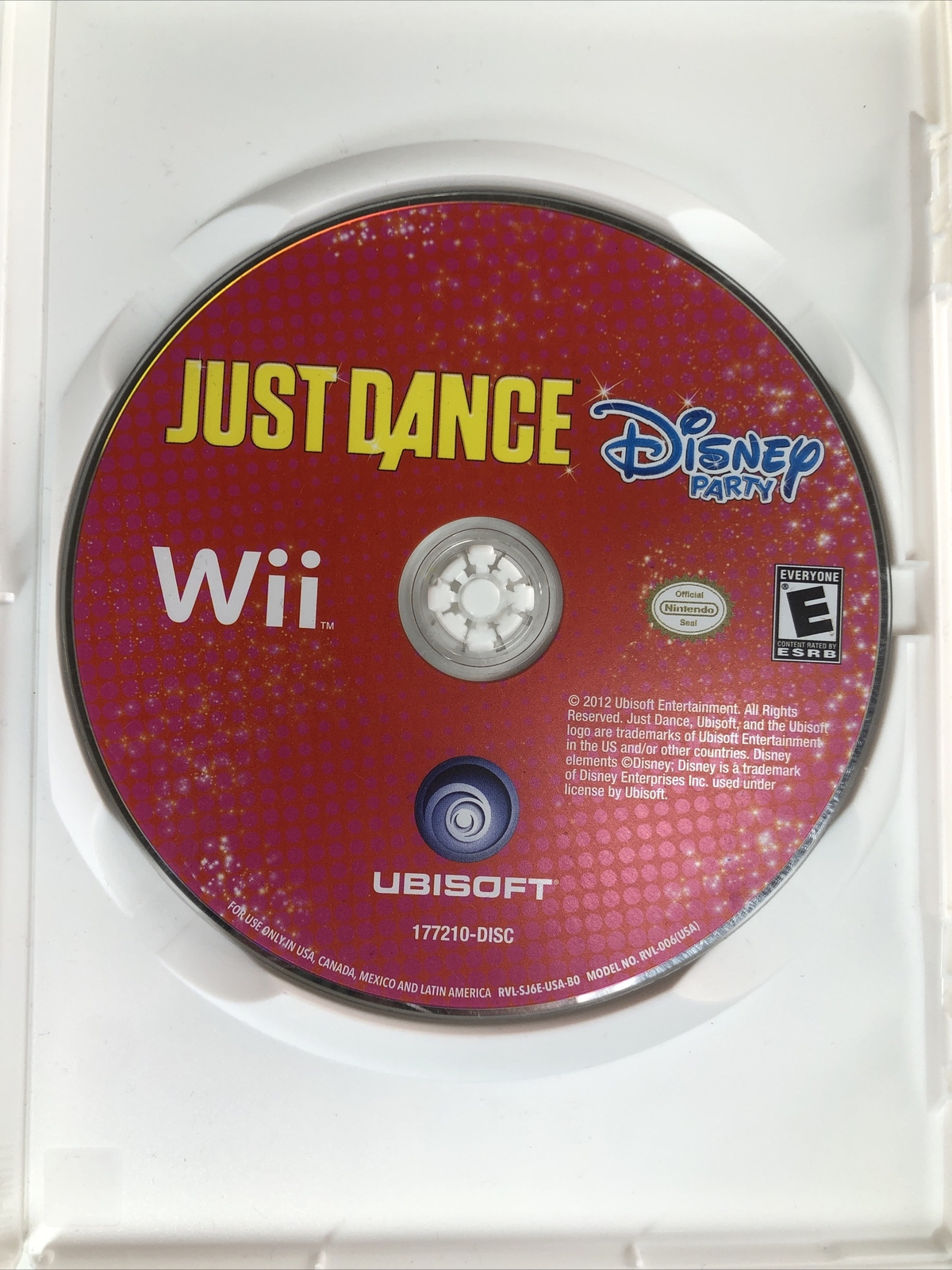 Just Dance Disney Party (Nintendo Wii Video Game) Complete – TESTED & WORKING!