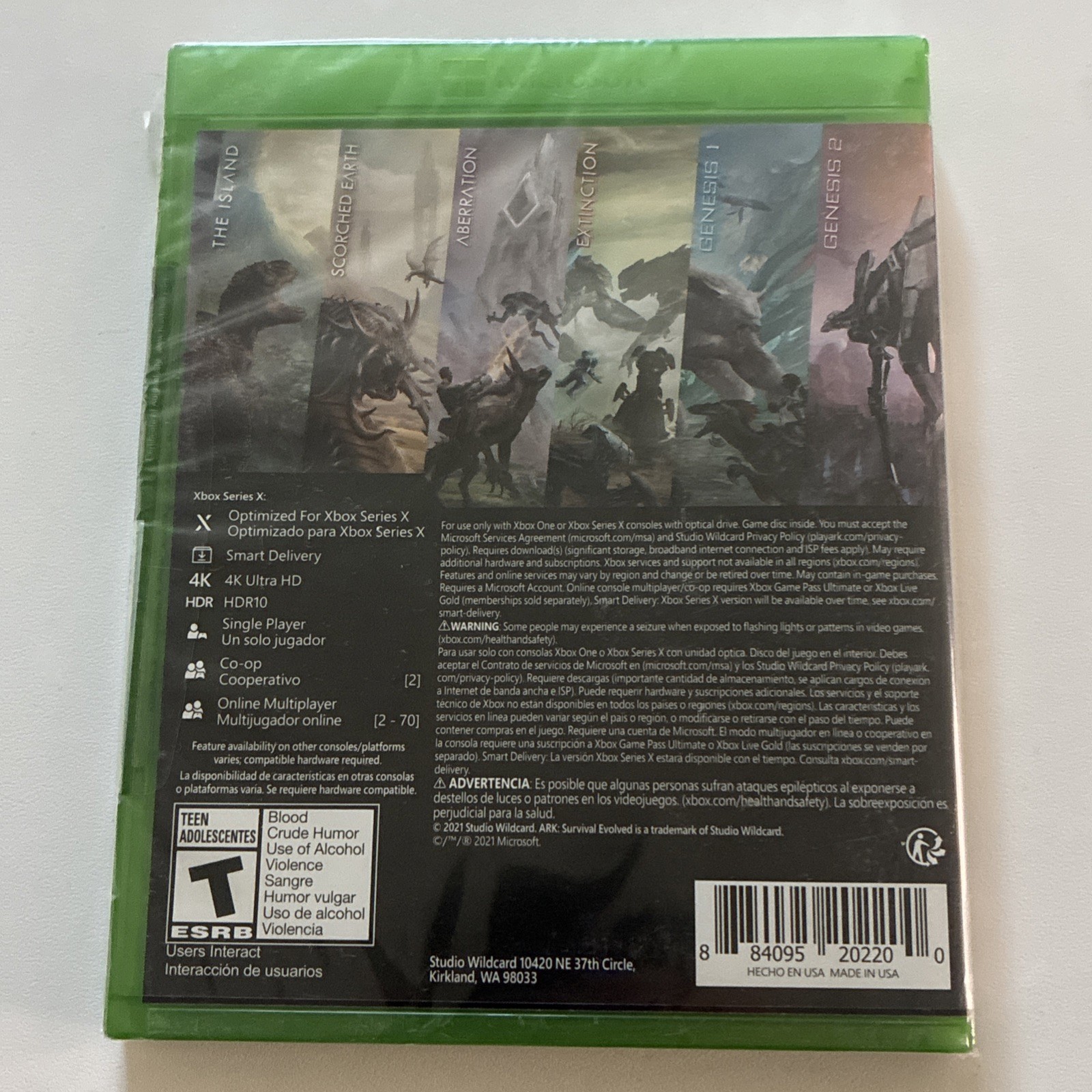 ARK Ultimate Survior Edition, Studio Wildcard, Xbox Series X / One New Sealed