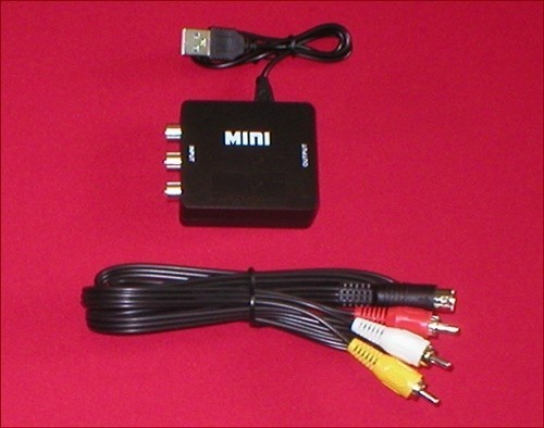 6Ft AV Cable & TV Converter Adapter for Sega Genesis 2 & 3 Console System NEW