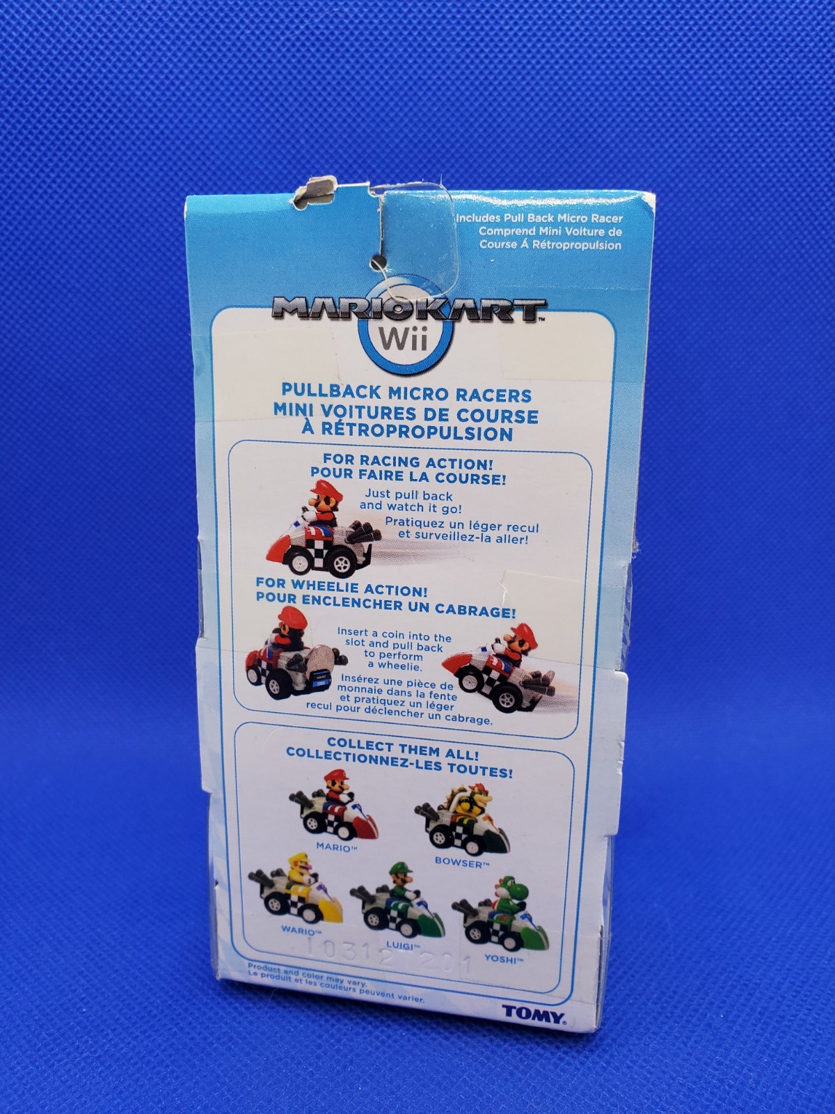 Tomy Mario Kart WII Mario Pull Back Racer Official License 2-in-1 Action New