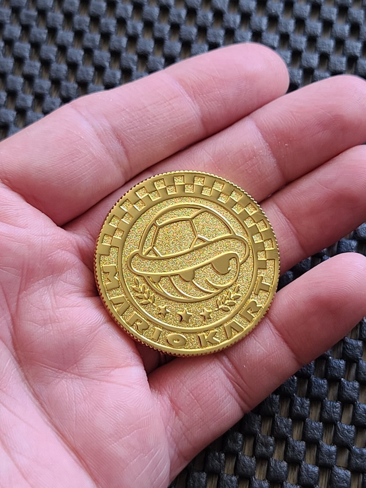 Nintendo Super Mario Coin Kart 8 Deluxe Switch Coin Medal Rare Promo SHELL CUP