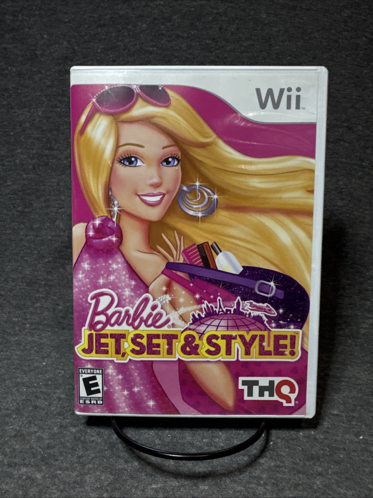 Barbie Jet Set & Style W/ Slipcover Nintendo Wii CIB 21