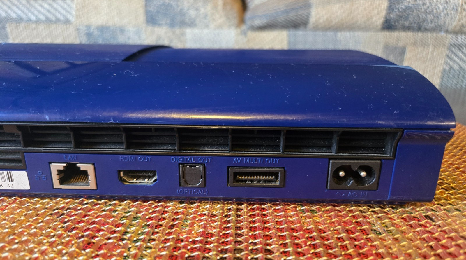 Sony PlayStation PS3 Super Slim 250GB Blue Console CECH-4201B W OEM Controller