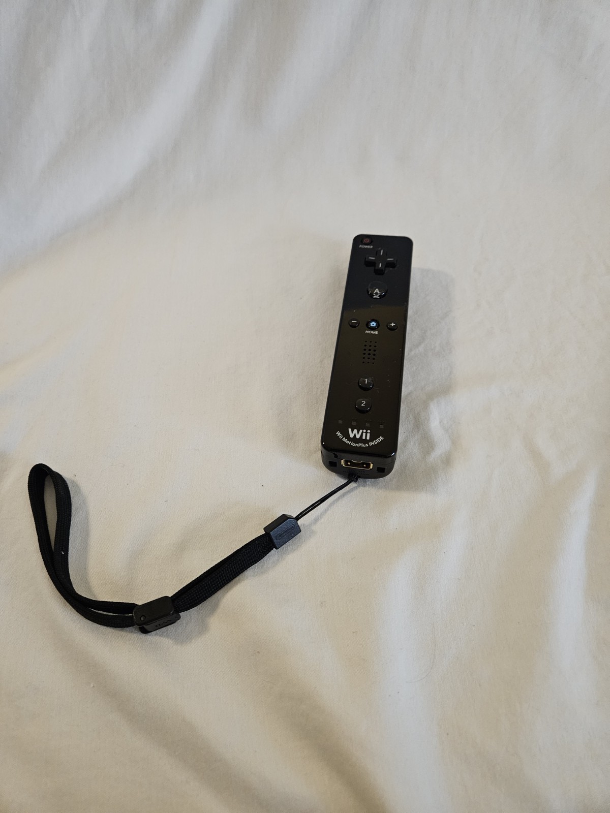 Wii Remote Black OEM with Motion Plus – Tested And Works