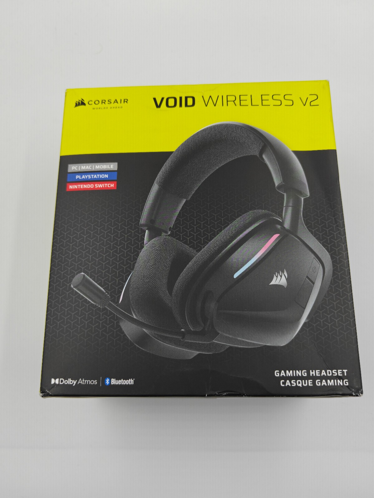 Corsair VOID Wireless V2 Gaming Headset – Black with Dolby Atmos