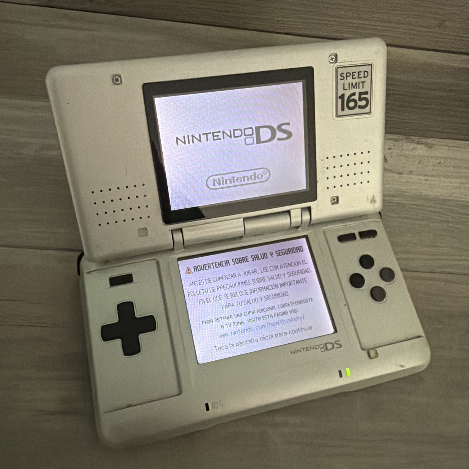Nintendo DS Handheld System – Silver | Bundle w/charger And Game Great Screens