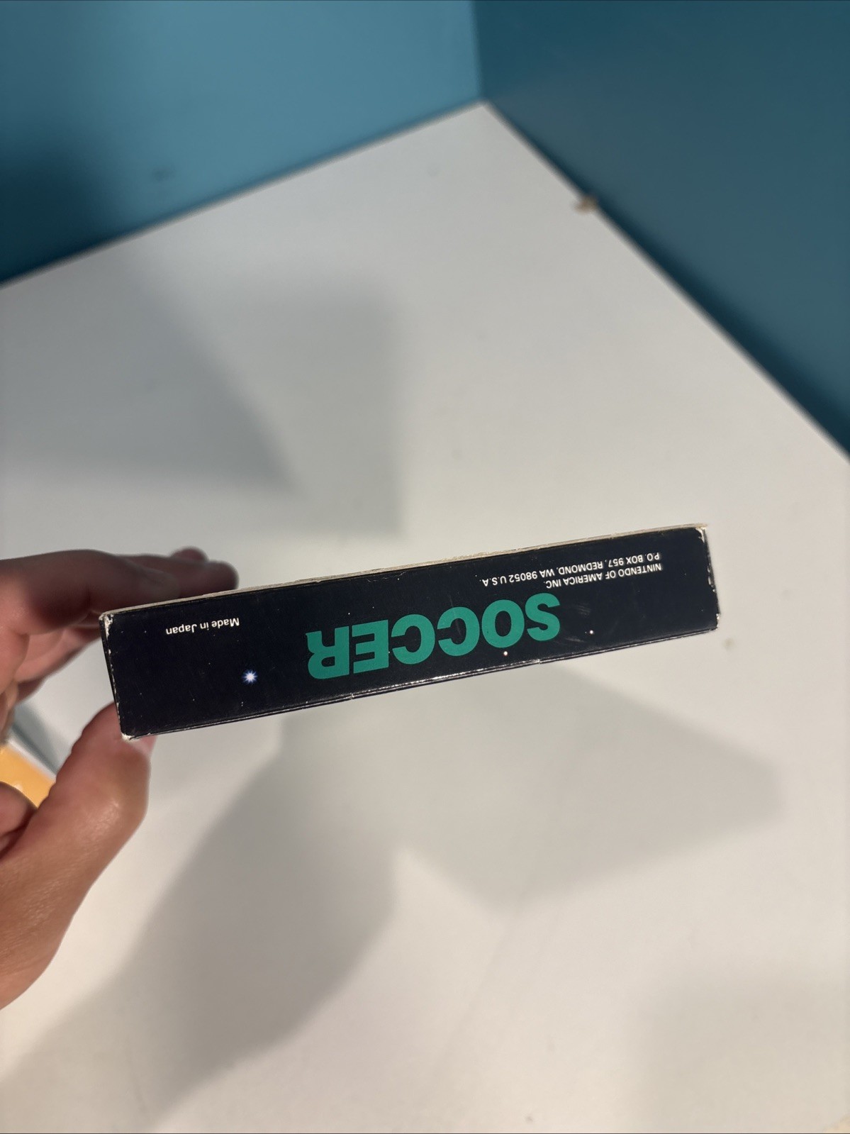 Soccer – Nintendo NES Box Only – Gloss seal 2nd Print Test Market