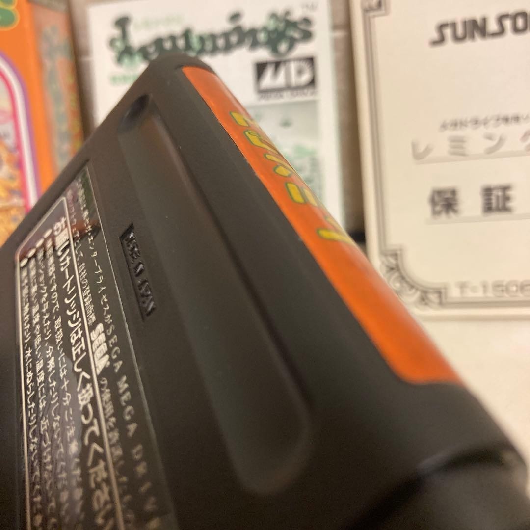 Lemmings Mega Drive MD T-15063 SUN SOFT SEGA 1992 w/ Box Manual Tested Used