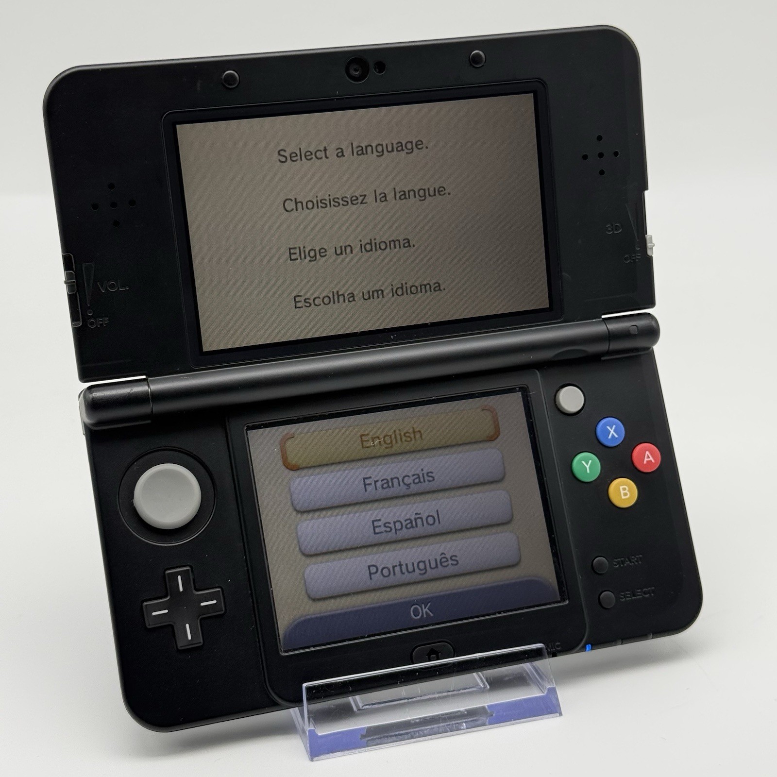 “new” Nintendo 3DS Super Mario Black Special Edition Console w/Charger – Tested