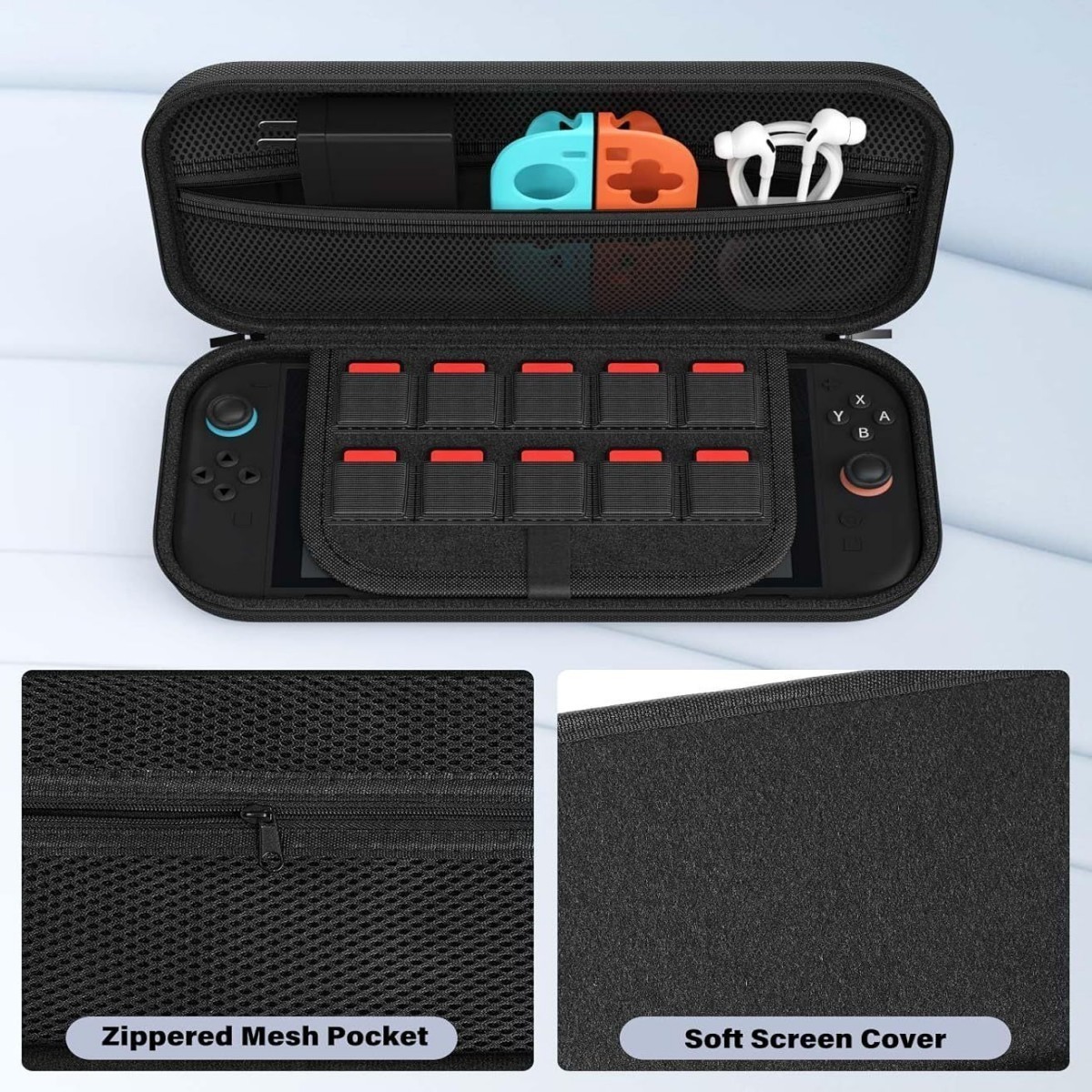 Portable Carrying Case Hard Shell Pouch Travel Game Bag for Nintendo Switch 2