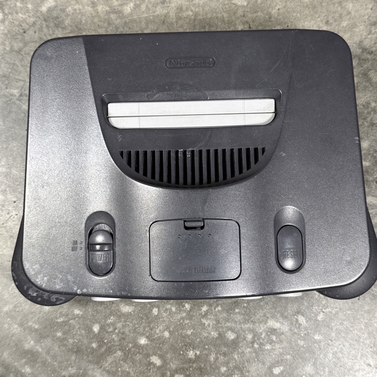 Nintendo 64 N64 Console (NUS-001) w/ Jumper Pak & OEM AV & Power Cables Tested